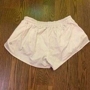Size 6 Lululemon White Shorts